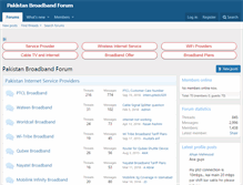 Tablet Screenshot of pakistanbroadband.com